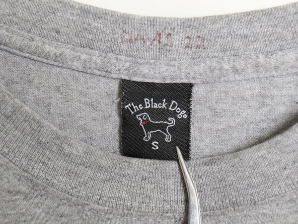 00s USA製 The Black Dog ドッグ イラスト プリント Tシャツ メンズ レディース S オールド アニマル キャラクター グラフィック シンプル