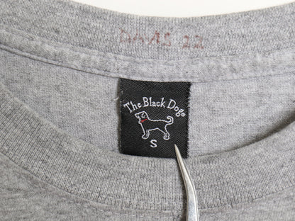 00s USA製 The Black Dog ドッグ イラスト プリント Tシャツ メンズ レディース S オールド アニマル キャラクター グラフィック シンプル