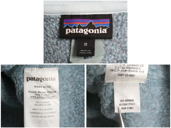 パタゴニア ベターセーター ハーフジップ レディース M / 17年製 アウトドア 裏起毛 セーター フリース プルオーバー ジャケット ブルゾン