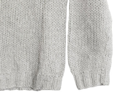 00s ジェイクルー ボーダー ニット セーター メンズ XL / オールド ウール 手編み ハンドメイド 大きいサイズ ローゲージ シンプル 旧タグ