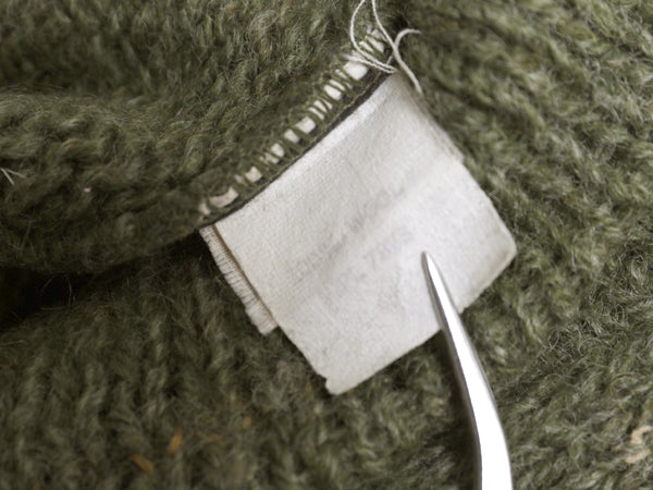 80s エルエルビーン ショールカラー ニット カーディガン メンズ L / ヴィンテージ アウトドア ウール セーター 前開き 無地 ポケット付き