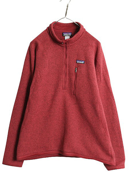 パタゴニア ベターセーター ハーフジップ メンズ L / 古着 14年製 アウトドア フリース セーター 裏起毛 プルオーバー ジャケット ブルゾン