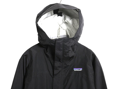 パタゴニア トレントシェル ナイロン パーカー ジャケット レディース S 12年製 マウンテンパーカー ジャンパー ハイネック パッカブル 黒