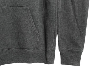 ノースフェイス プリント スウェット フード パーカー メンズ S / 古着 The North Face 裏起毛 プルオーバー トレーナー アウトドア グレー