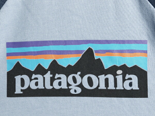 パタゴニア 両面 プリント ライトウェイト スウェット メンズ L / 19年製 Patagonia 長袖 Tシャツ ロンT P-6 バックプリント ツートン 薄手