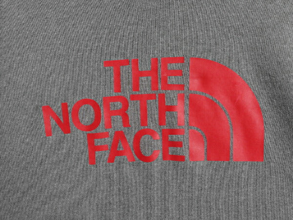 ノースフェイス プリント スウェット フード パーカー メンズ S 古着 The North Face 裏起毛 トレーナー プルオーバー アウトドア グレー
