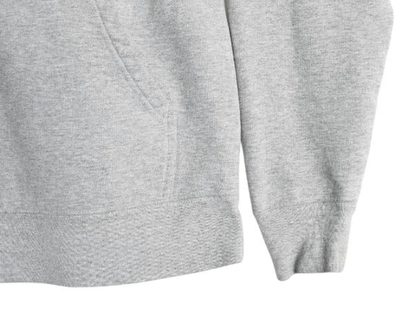 ノースフェイス プリント スウェット フード パーカー メンズ S / 古着 The North Face プルオーバー トレーナー アウトドア 裏起毛 グレー