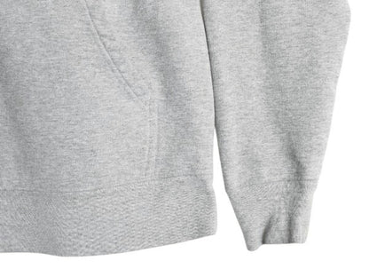 ノースフェイス プリント スウェット フード パーカー メンズ S / 古着 The North Face プルオーバー トレーナー アウトドア 裏起毛 グレー