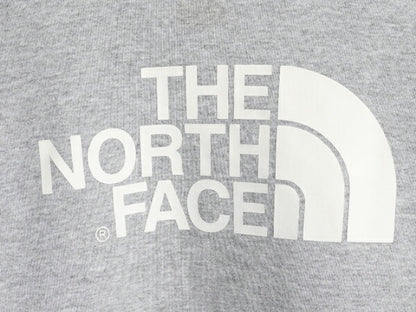 ノースフェイス プリント スウェット フード パーカー メンズ S / 古着 The North Face プルオーバー トレーナー アウトドア 裏起毛 グレー