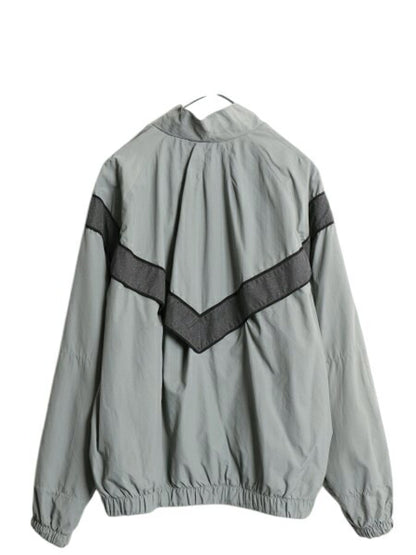 米軍実物 US ARMY ナイロン トレーニング ジャケット メンズ M 程/ 古着 軍物 IPFU ミリタリー ブルゾン ジャンパー フルジップ ツートン