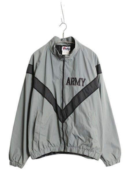 00s 米軍実物 US ARMY ACU リフレクター ナイロン トレーニング ジャケット MEDIUM REGULAR / 古着 05年製 オールド ミリタリー IPFU 軍物