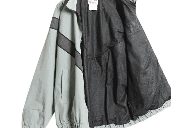 00s 米軍実物 US ARMY ナイロン トレーニング ジャケット MEDIUM LONG / 軍物 IPFU ミリタリー ブルゾン ジャンパー フルジップ ツートン