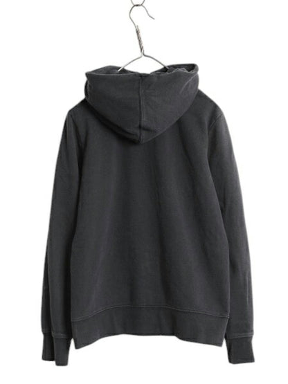 ノースフェイス フルジップ スウェット フード パーカー レディース L The North Face アウトドア トレーナー 裏起毛 ハイネック ブラック