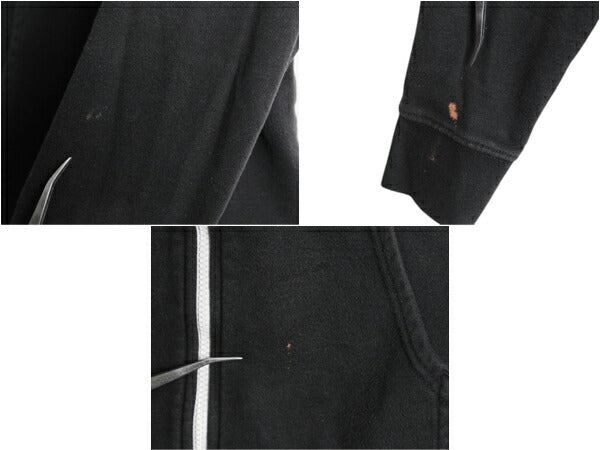 ノースフェイス フルジップ スウェット フード パーカー レディース L The North Face アウトドア トレーナー 裏起毛 ハイネック ブラック