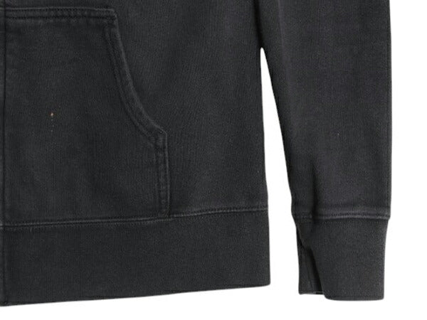 ノースフェイス フルジップ スウェット フード パーカー レディース L The North Face アウトドア トレーナー 裏起毛 ハイネック ブラック