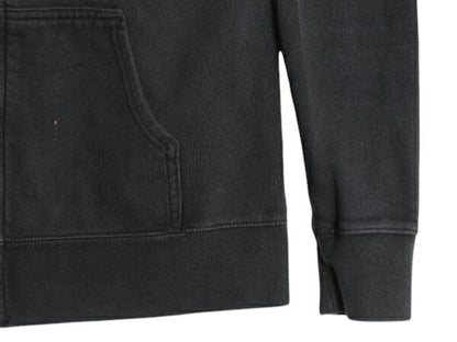 ノースフェイス フルジップ スウェット フード パーカー レディース L The North Face アウトドア トレーナー 裏起毛 ハイネック ブラック