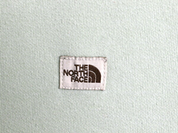 ノースフェイス クルーネック スウェット レディース M 茶タグ The North Face 裏起毛 アウトドア ワンポイント ワッペン トレーナー 薄手