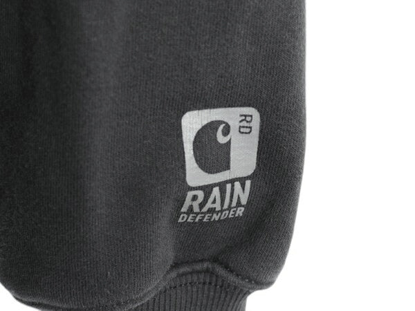 US企画 カーハート スウェット フード パーカー メンズ L / CARHARTT Rain Defender ヘビーウェイト トレーナー プルオーバー 撥水加工 黒