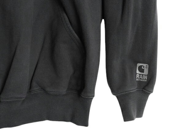 US企画 カーハート スウェット フード パーカー メンズ L / CARHARTT Rain Defender ヘビーウェイト トレーナー プルオーバー 撥水加工 黒