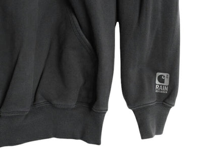 US企画 カーハート スウェット フード パーカー メンズ L / CARHARTT Rain Defender ヘビーウェイト トレーナー プルオーバー 撥水加工 黒