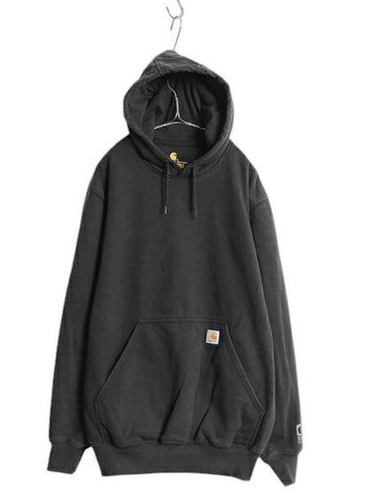 US企画 カーハート スウェット フード パーカー メンズ L / CARHARTT Rain Defender ヘビーウェイト トレーナー プルオーバー 撥水加工 黒