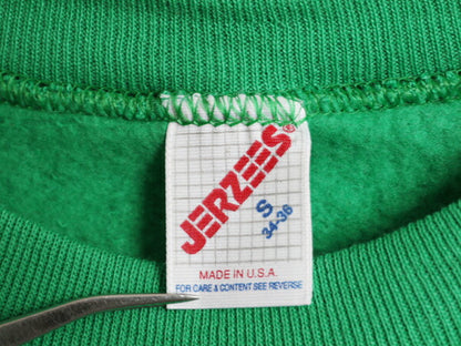 デッドストック 90s USA製 ジャージーズ  無地 クルーネック スウェット メンズ レディース S / オールド ブランク トレーナー 薄手 裏起毛
