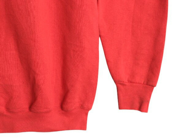 デッドストック 90s フルーツオブザルーム 無地 スウェット メンズ レディース XXL オールド トレーナー 裏起毛 大きいサイズ ブランク 赤
