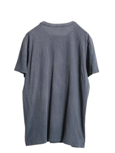 ブルックスブラザーズ ポケット付き 無地 半袖 Tシャツ メンズ L クルーネック ポケT コットン カットソー トップス シンプル ゆったり 紺
