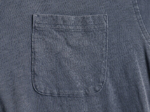 ブルックスブラザーズ ポケット付き 無地 半袖 Tシャツ メンズ L クルーネック ポケT コットン カットソー トップス シンプル ゆったり 紺