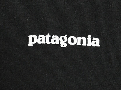パタゴニア 両面 プリント 半袖 Tシャツ メンズ S / 23年製 アウトドア P6 バックプリント ボックスロゴ クルーネック カットソー ブラック