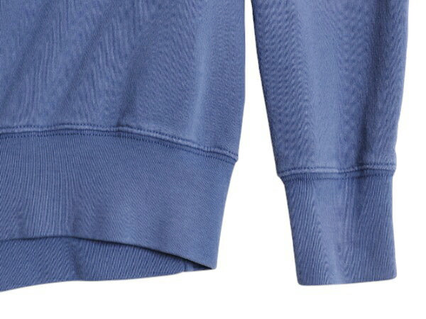ポロ ラルフローレン ワンポイント 前V スウェット メンズ レディース S トレーナー クルーネック 薄手 ワンポイント シンプル トップス 青