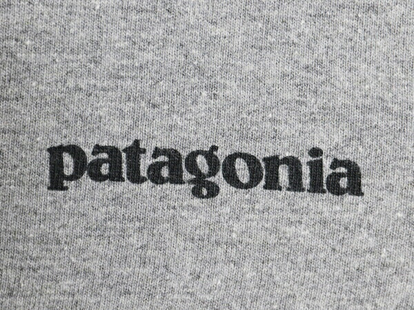 パタゴニア 両面 プリント 半袖 Tシャツ メンズ S / 18年製 アウトドア P6 バックプリント ボックスロゴ クルーネック カットソー シンプル