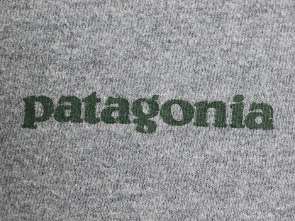 パタゴニア 両面 プリント 半袖 Tシャツ メンズ M / オーガニック コットン バックプリント カットソー グラフィック クルーネック グレー