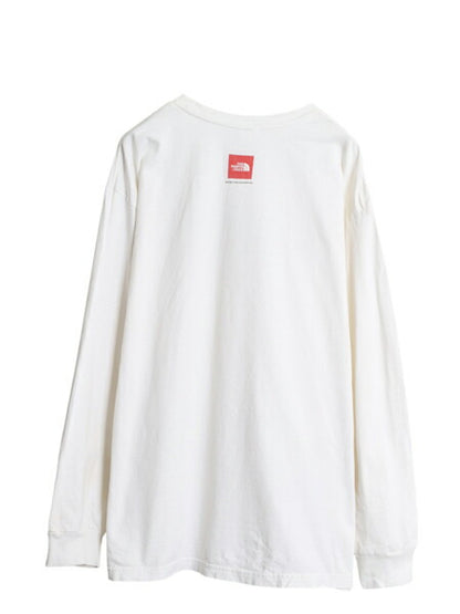 ノースフェイス 両面 プリント 長袖 Tシャツ メンズ XL / 古着 アート イラスト グラフィック バックプリント ヘビーウェイト 大きいサイズ