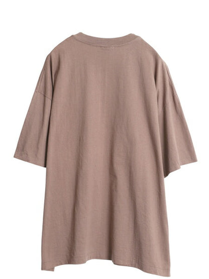 90s USA製 ヘインズ 無地 半袖 Tシャツ メンズ XXL / オールド シングルステッチ カットソー 大きいサイズ シンプル トップス ブランク 茶