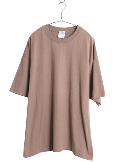 90s USA製 ヘインズ 無地 半袖 Tシャツ メンズ XXL / オールド シングルステッチ カットソー 大きいサイズ シンプル トップス ブランク 茶
