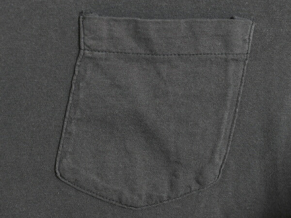 80s 90s USA製 ジョッキー ポケット付き 無地 半袖 Tシャツ メンズ L 小さめ M 程 ヴィンテージ シングルステッチ ポケT インナー 無地 黒