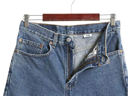 00s USA製 リーバイス 505 デニム ショートパンツ メンズ 31 / オールド ショーツ 短パン スリム テーパード ジーンズ ジーパン ボトムス