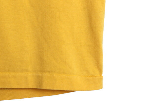 ポロ ラルフローレン 4段 プリント 半袖 Tシャツ メンズ M / ヴィンテージ モデル ウルフ アニマル カットソー シングルステッチ イエロー