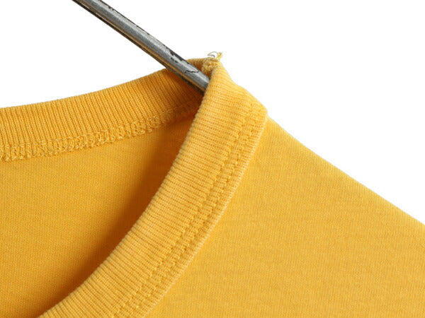 ポロ ラルフローレン 4段 プリント 半袖 Tシャツ メンズ M / ヴィンテージ モデル ウルフ アニマル カットソー シングルステッチ イエロー