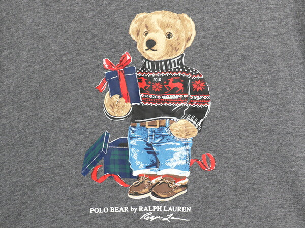 ポロベア ポロ ラルフローレン プリント 長袖 Tシャツ メンズ レディース M 古着 キャラクター コットン カットソー ロンT ロングスリーブ
