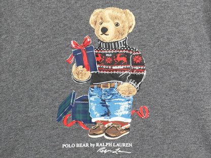 ポロベア ポロ ラルフローレン プリント 長袖 Tシャツ メンズ レディース M 古着 キャラクター コットン カットソー ロンT ロングスリーブ