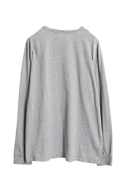 ポロ ラルフローレン 長袖 Tシャツ メンズ XL ロンT コットン ワンポイント ロングスリーブ カットソー シングルステッチ 大きいサイズ 灰