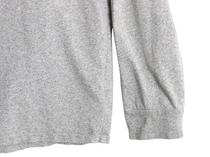 ポロ ラルフローレン 長袖 Tシャツ メンズ XL ロンT コットン ワンポイント ロングスリーブ カットソー シングルステッチ 大きいサイズ 灰