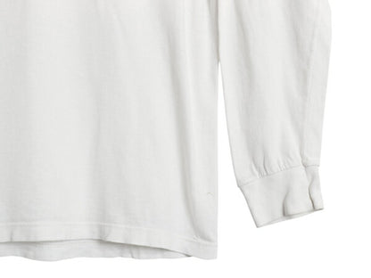 90s USA製 チャップス ラルフローレン プリント 長袖 Tシャツ メンズ L / オールド ポロ ロンT グラフィック ロングスリーブ カットソー 白