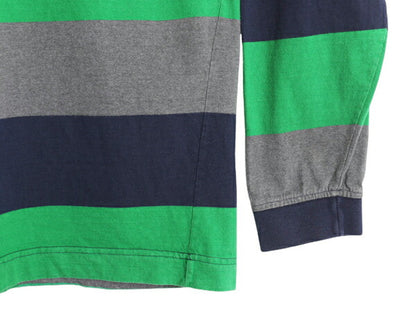 90s USA製 オールド ギャップ タートルネック ボーダー 長袖 Tシャツ メンズ XL / ロンT ラガーシャツ 素材 ヘビーウェイト 大きいサイズ