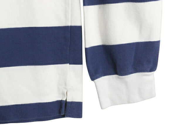 90s オールド ギャップ タートルネック ボーダー 長袖 Tシャツ メンズ XL / ロンT スムース コットン シングルステッチ 大きいサイズ 厚手