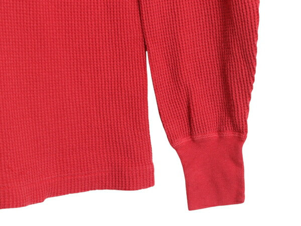 90s USA製 オールド ギャップ ヘンリーネック サーマル 長袖 Tシャツ メンズ L / ロンT ロングスリーブ 無地 カットソー ワッフル インナー