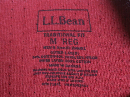 エルエルビーン ヘンリーネック 長袖 Tシャツ メンズ M / ロンT アンダーシャツ ロングスリーブ ロングTシャツ カットソー 2レイヤー 厚手