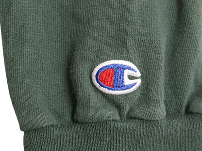 90s USA製 チャンピオン ヘンリーネック 長袖 Tシャツ メンズ XL / オールド ロンT アンダーシャツ ロングスリーブ スクリプト ロゴ 目付き